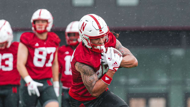 Drill 2023-07-31 first practice fall camp Nebraska football